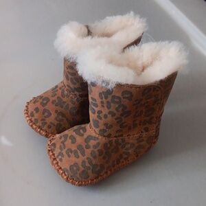 UGG tall leopard print boots